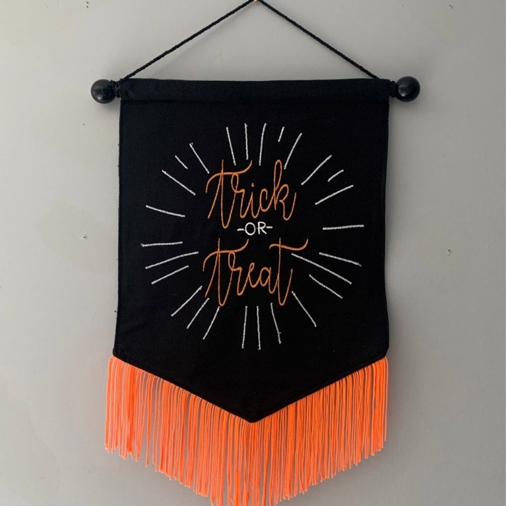 Fabric Halloween Sign
